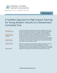 A Scalable Approach to High-Impact Tutoring for Young Readers: Results of a Randomized Controlled Trial